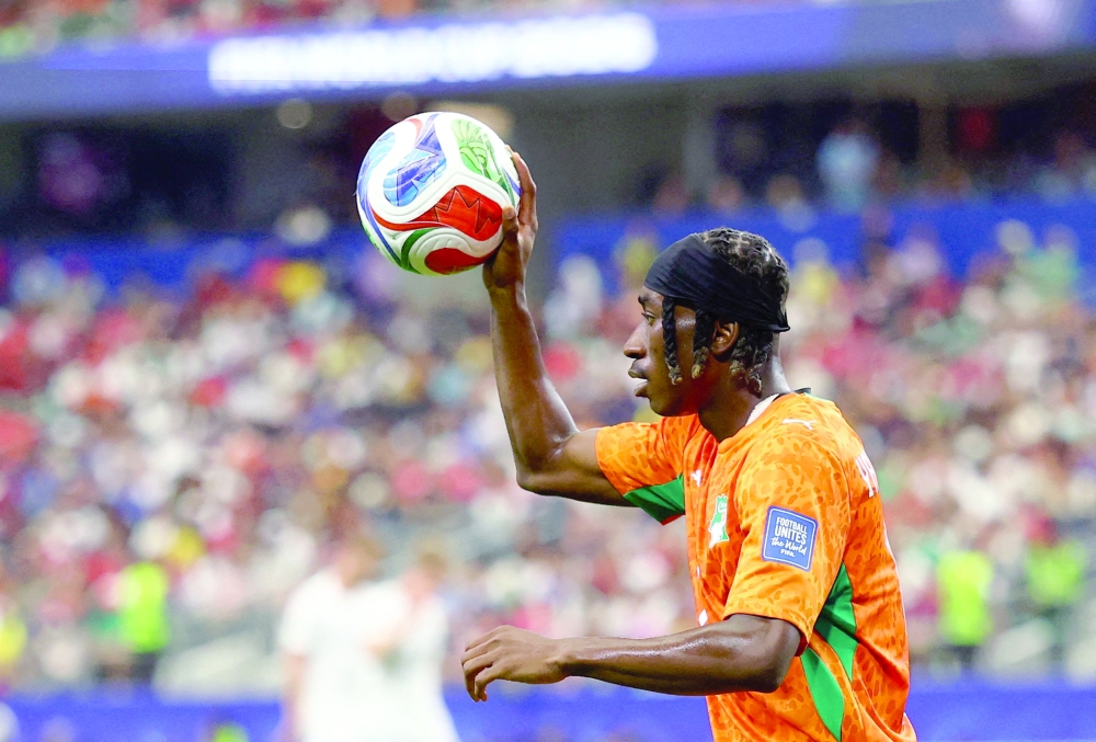 Ivory Coast's Yan Diomande in action during the Fifa World Cup 2026 - Round of 32 match between Ivory Coast and Norway at Dallas Stadium, Texas, on June 30. — Reuters