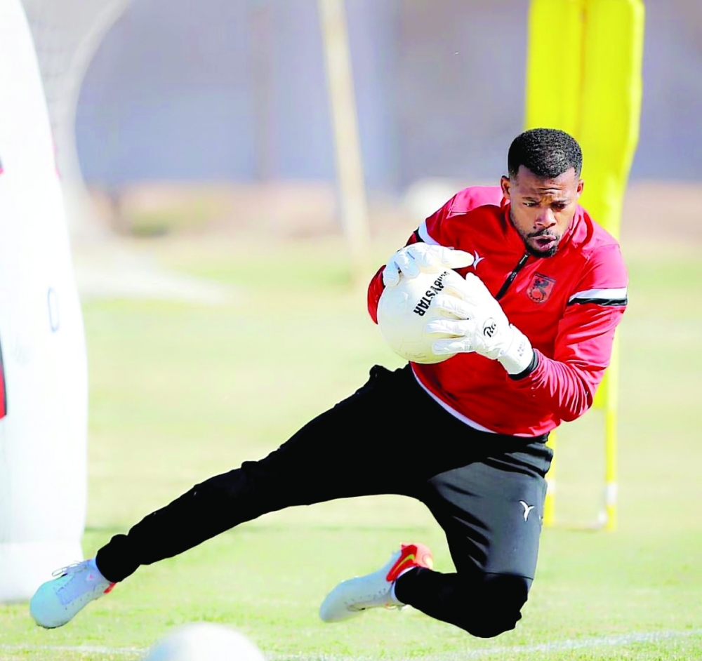 Fayez al Rushaidi in action.