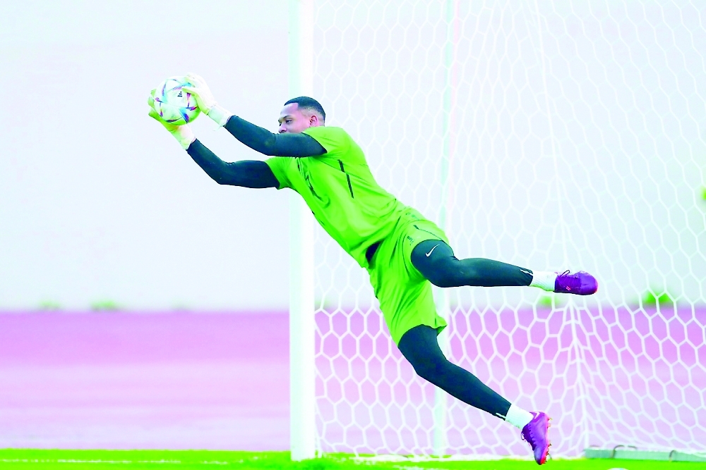 Ibrahim al Mukhaini in action.