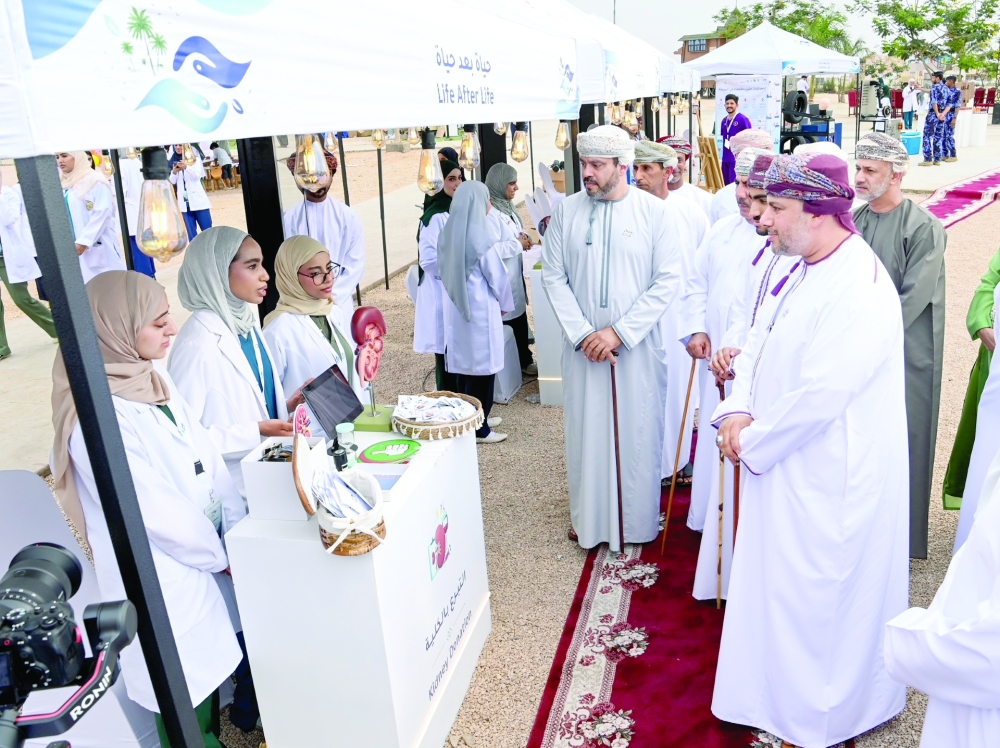 HH Sayyid Marwan bin Turki al Said led the campaign’s launch ceremony