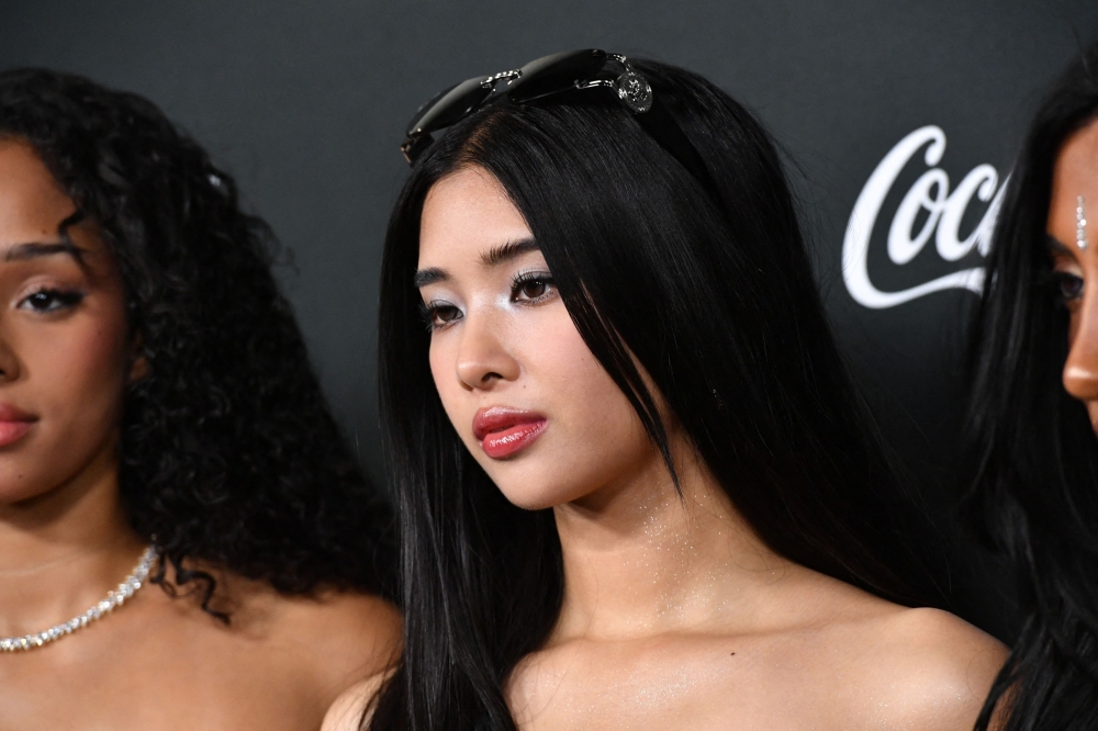 Member of the US girl group KATSEYE Sophia Laforteza — AFP