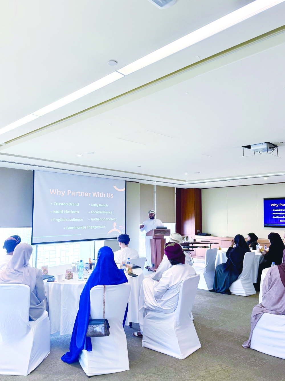 The forum reflects the Ministry of Information's commitment to developing innovative approaches to marketing its media products by creating direct engagement between advertisers and media professionals.