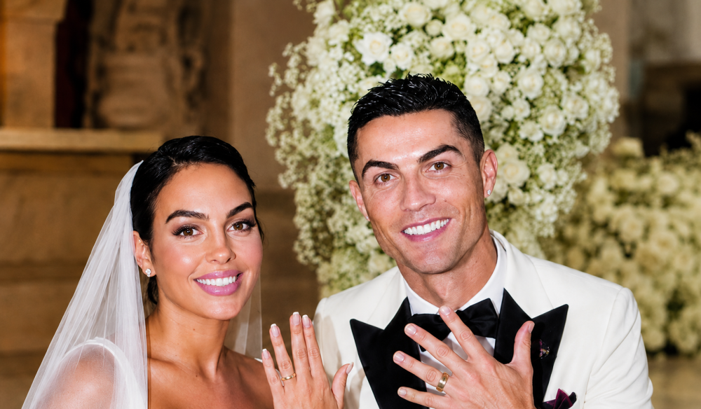 Cristiano Ronaldo marks the occasion in style as he celebrates his new chapter with Georgina by his side.
