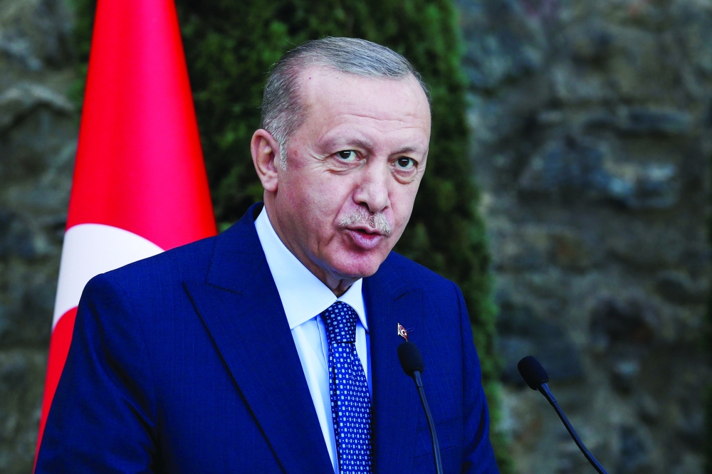 Turkish President Recep Tayyip Erdogan