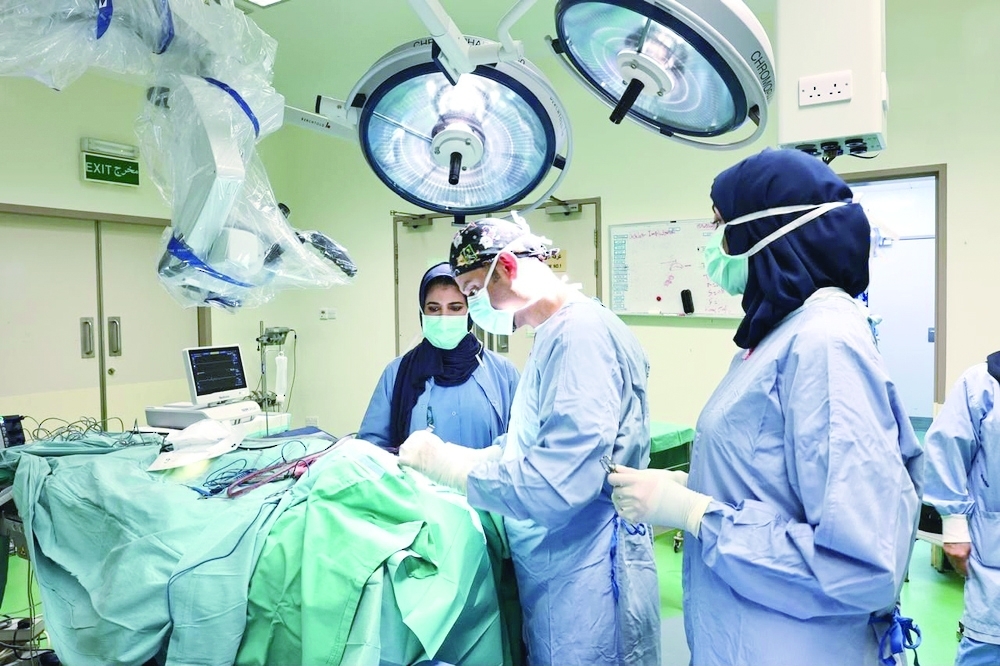 Al Nahda Hospital cochlear implant team performed one of the smallest cochlear implant surgeries in the world. — ONA
