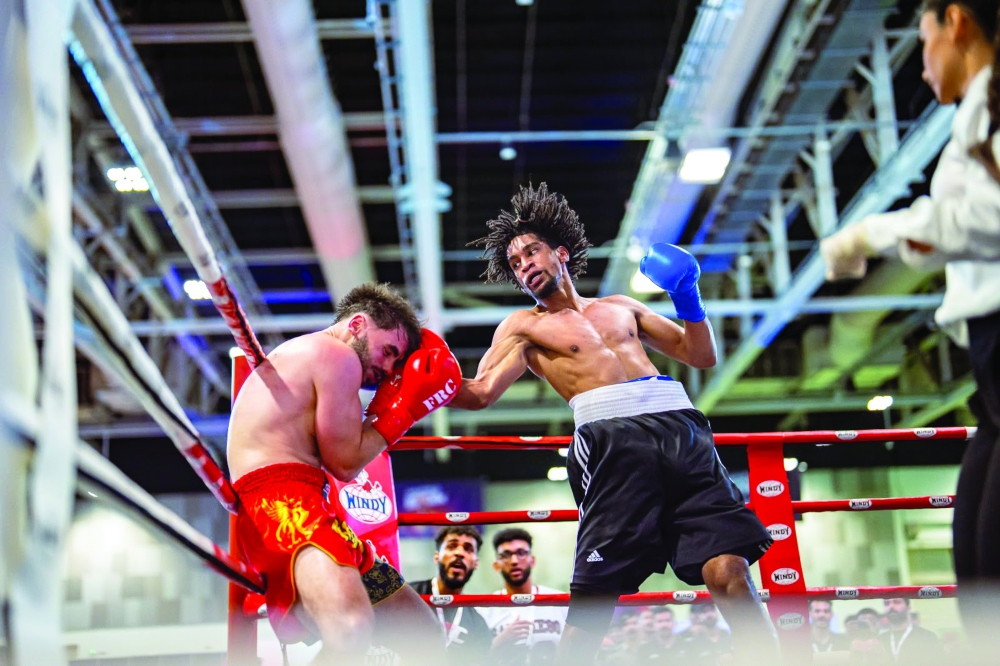 Fighters in action during the second edition of the Spark Fighting Championship in Muscat last year.