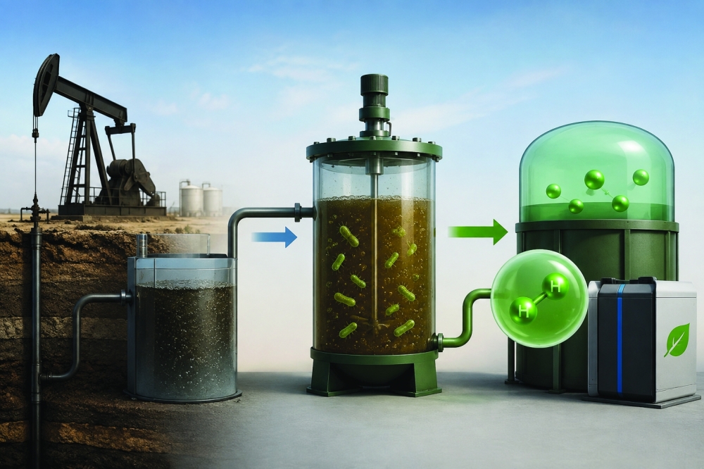Oilfield produced water-to-energy system (Picture for illustration only).