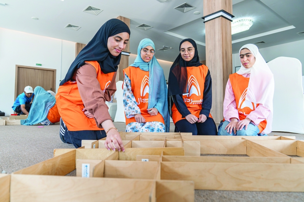 Students participating in the Serdal Leadership and Skills Development Programme.