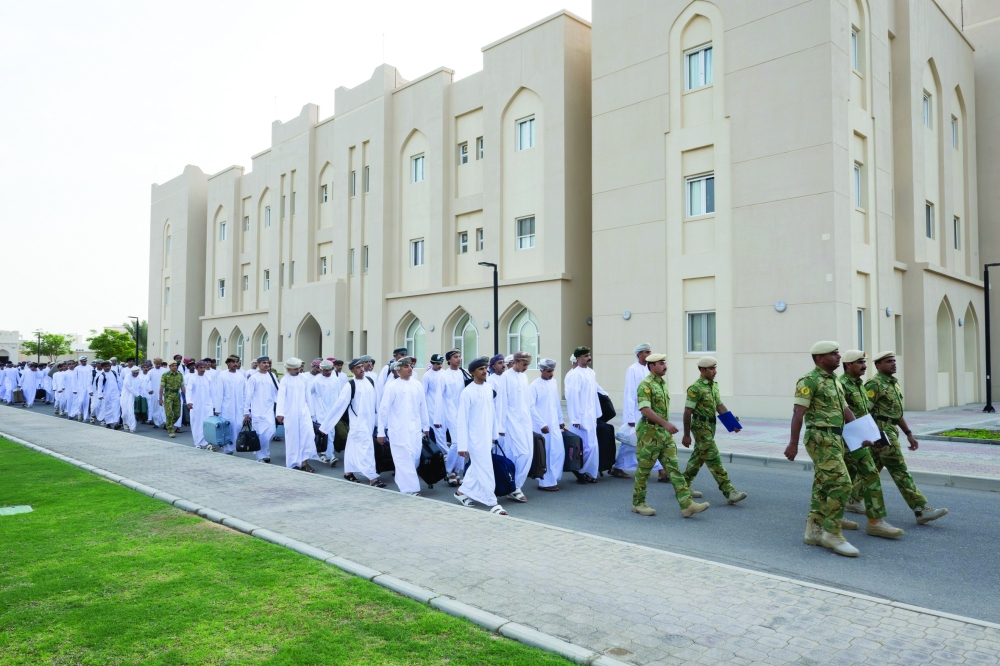 The programme includes field, infantry and physical fitness skills. - ONA