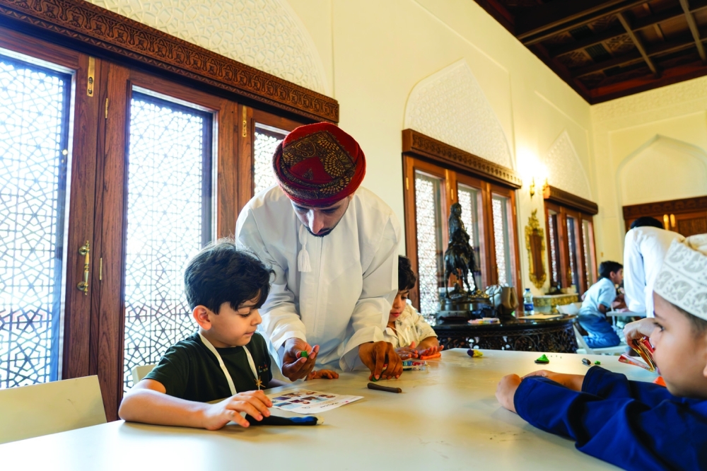 Participants are introduced to various aspects of Omani etiquette and traditions.