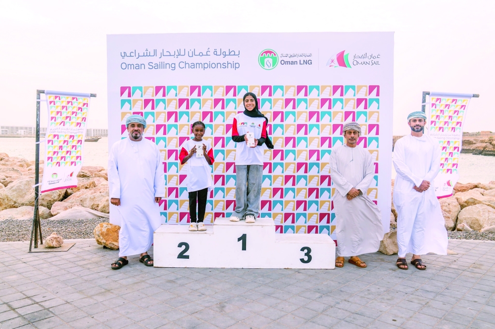 Top finishers in the Optimist Girls’ overall category.