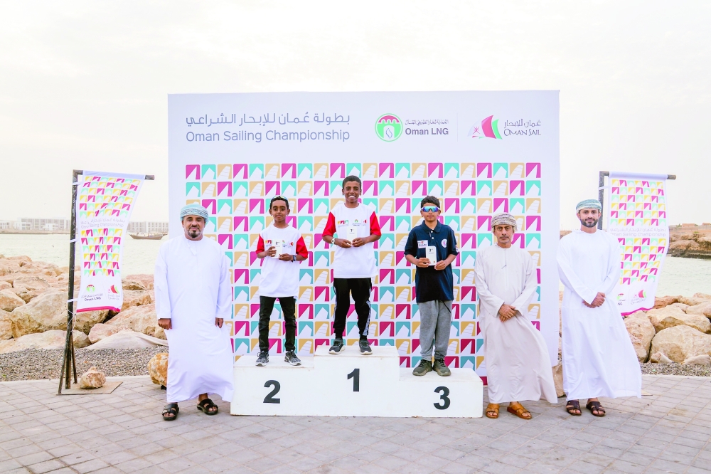 Top finishers in the Optimist overall category.