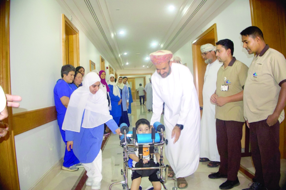 Abdulrahman was diagnosed with a rare neuromuscular disorder that affects communication between the nerves and muscles, resulting in persistent muscle weakness.