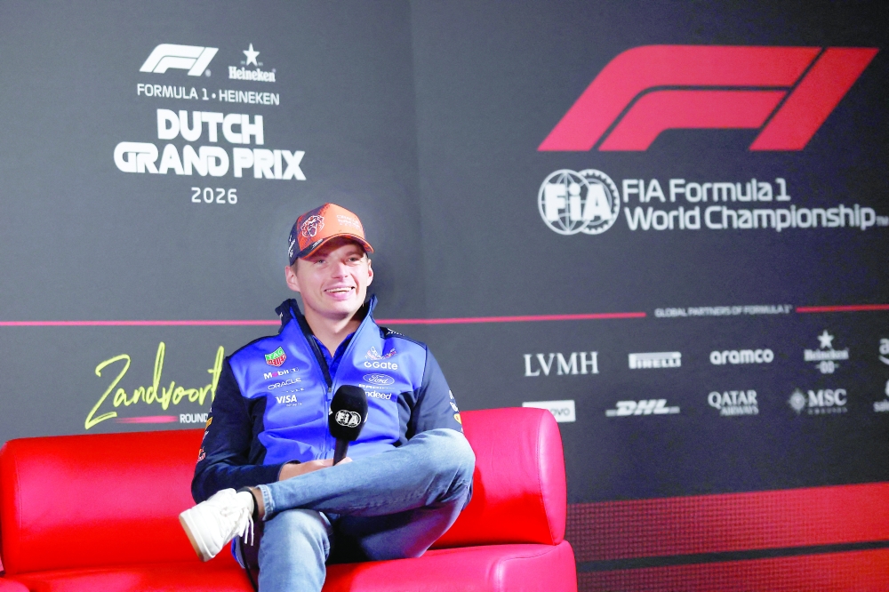 Red Bull's Max Verstappen during a press conference ahead of the Dutch Grand Prix at Circuit Zandvoort, Zandvoort, Netherlands. — Reuters