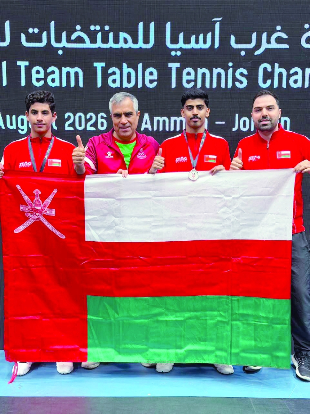 In the under-19 boys’ doubles, Oman’s Ahmed al Rawahi and Eyad al Jassasi secured the silver medal after reaching the final.