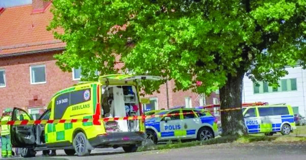 The incident occurred at the Brinell High School, in Fagersta, a town of some 13,000 inhabitants in central Sweden.