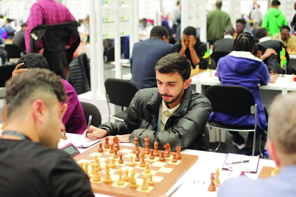 Oman's Hamood al Busaidi continued his strong campaign in the Open A section of the Abu Dhabi International Chess Festival.