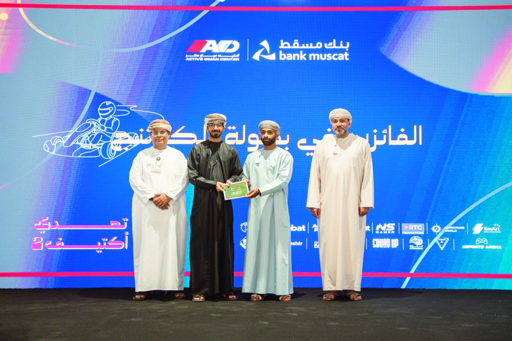 Men’s karting champion Salman Al Azri 