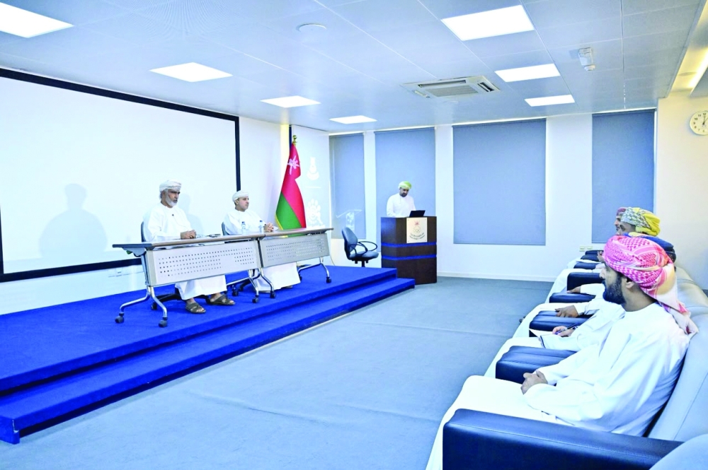 A view of the Oman Athletics Association press conference. 