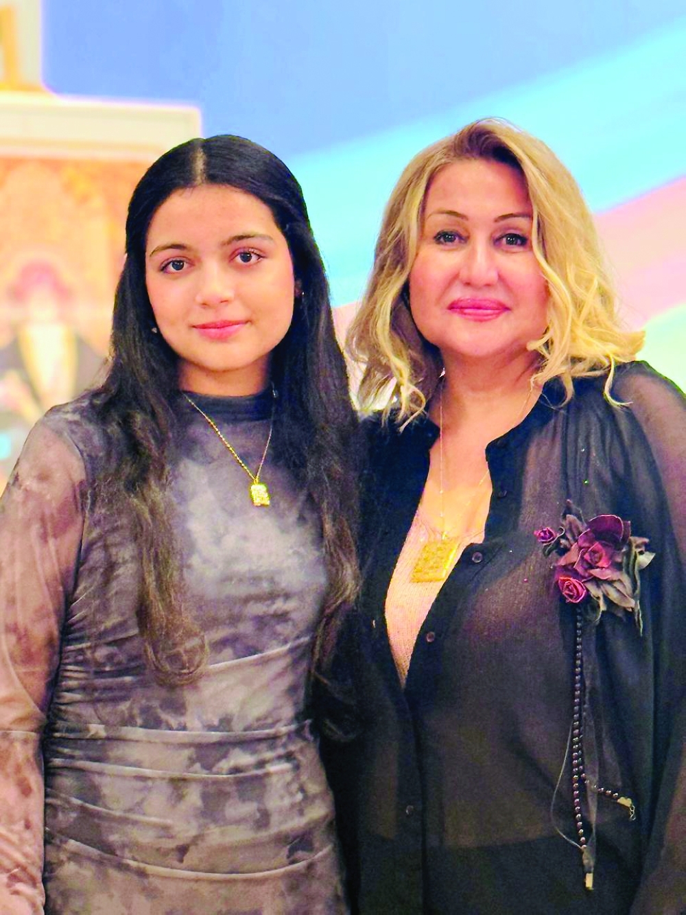 Dr Saida Khalilova with Mona