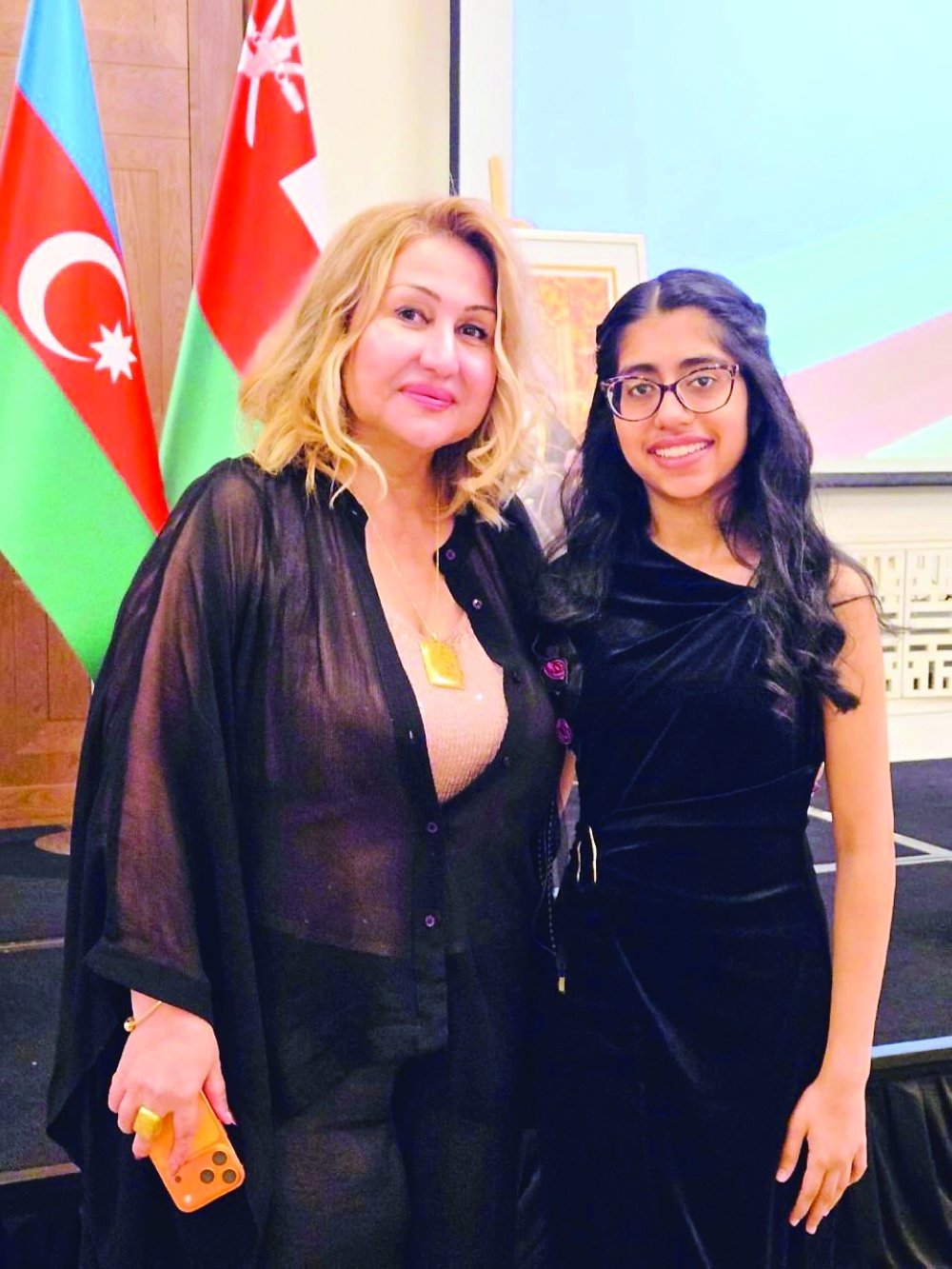 Dr Saida Khalilova with Suhana