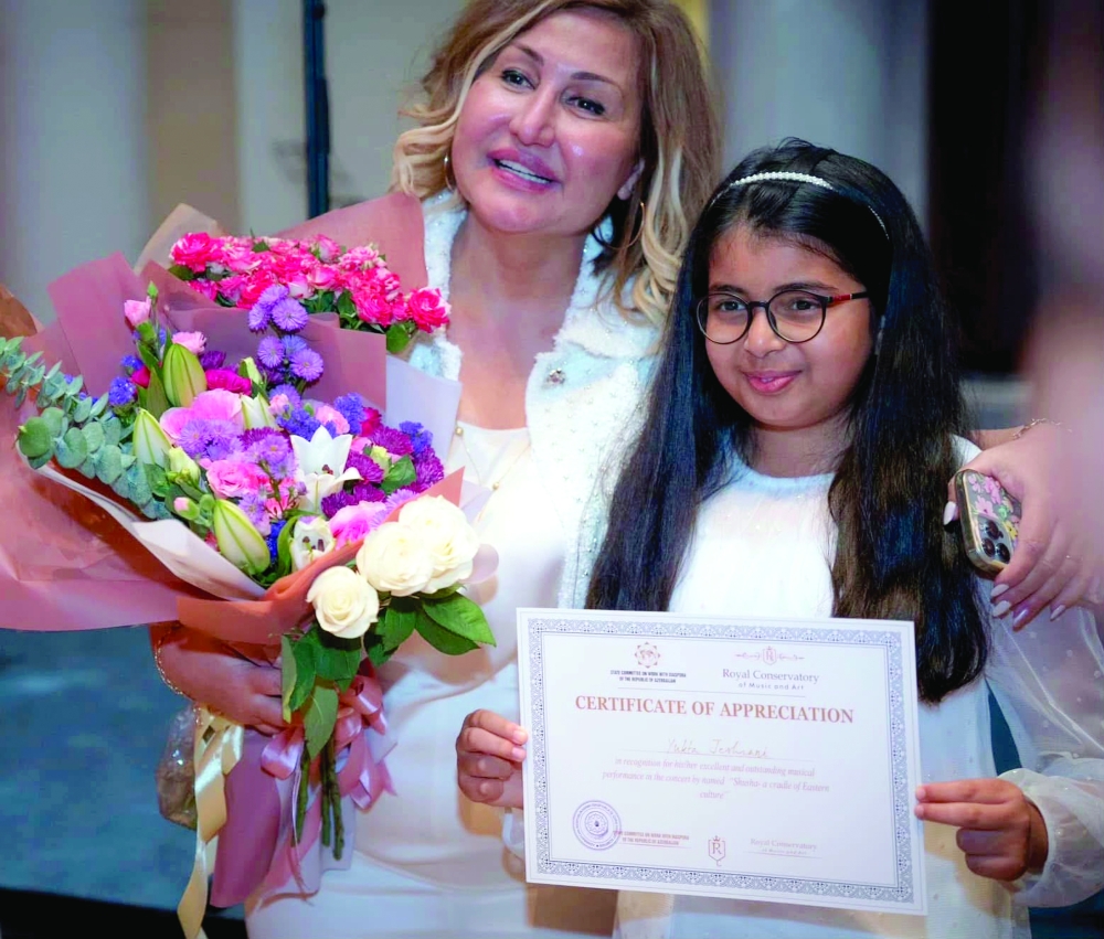 Dr Saida with her student Yukta