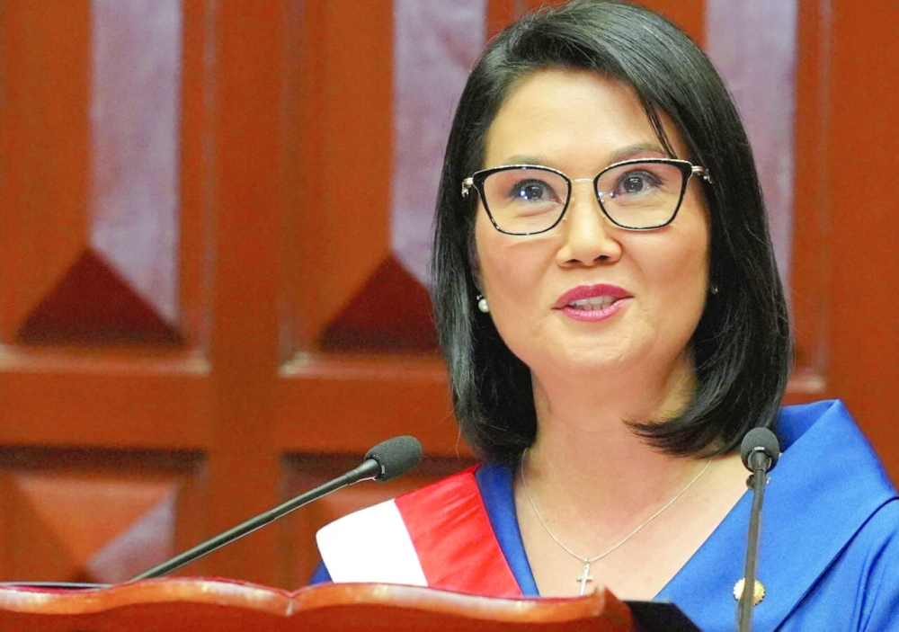 Peruvian President Keiko Fujimori