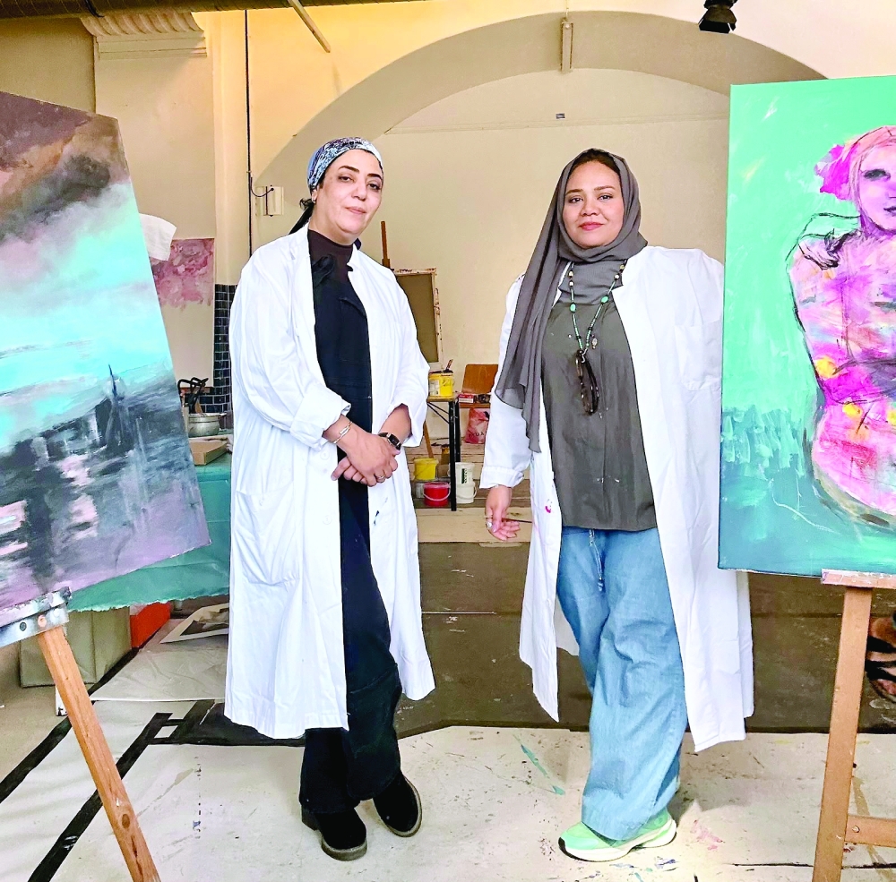 Omani artists, along with 27 others from Arab and European countries, took part in the arts camp.