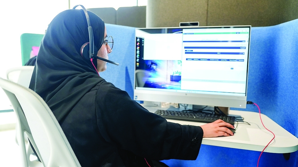 The survey is conducted through telephone interviews with a random sample of 1,200 Omani citizens.