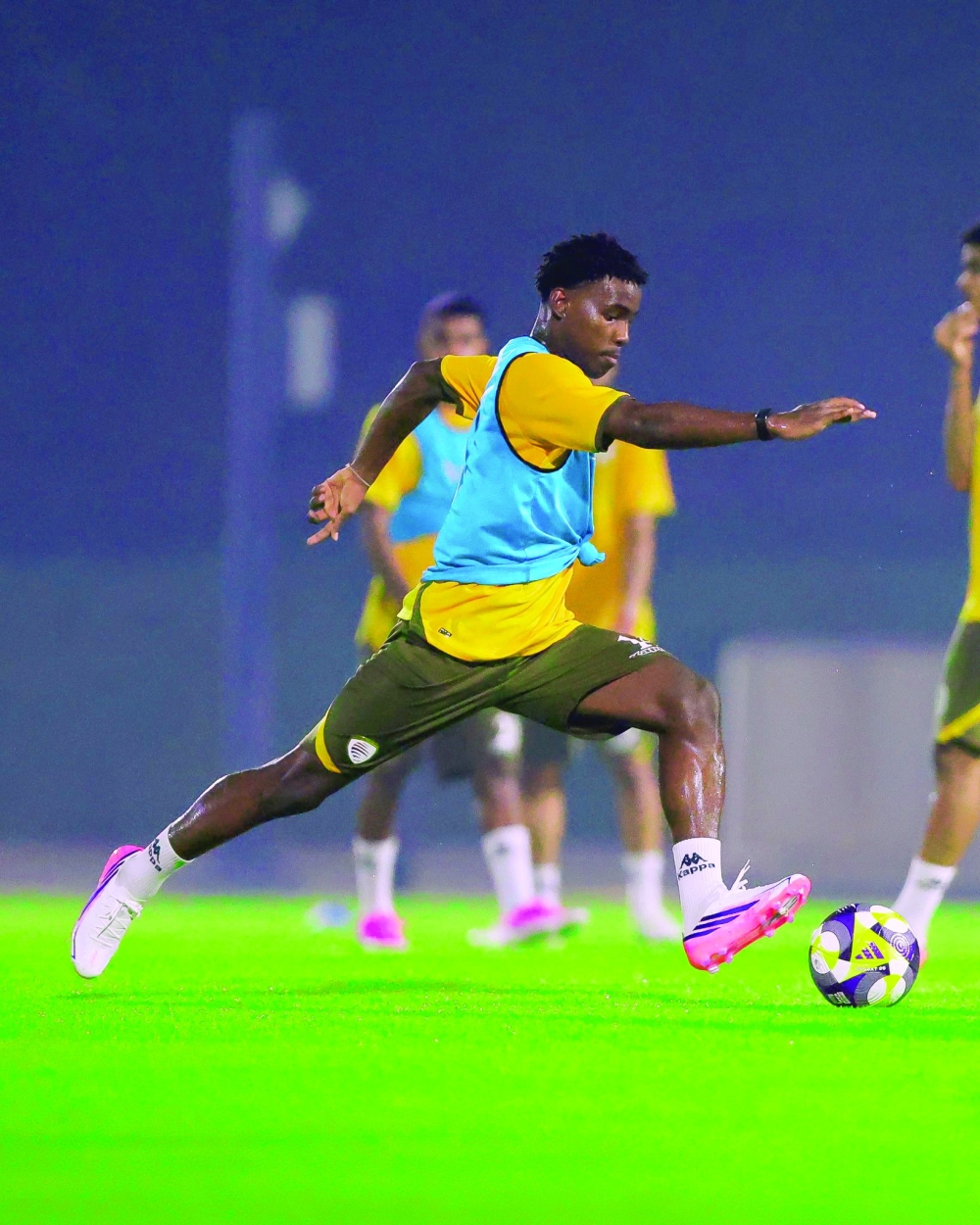 
The young Red Warriors train in Doha ahead of their opening qualifier against hosts Qatar.
