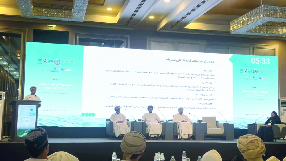 The proposal, presented during a forum held in Salalah this week, makes water availability a core condition for future agricultural licensing in the Najd.
