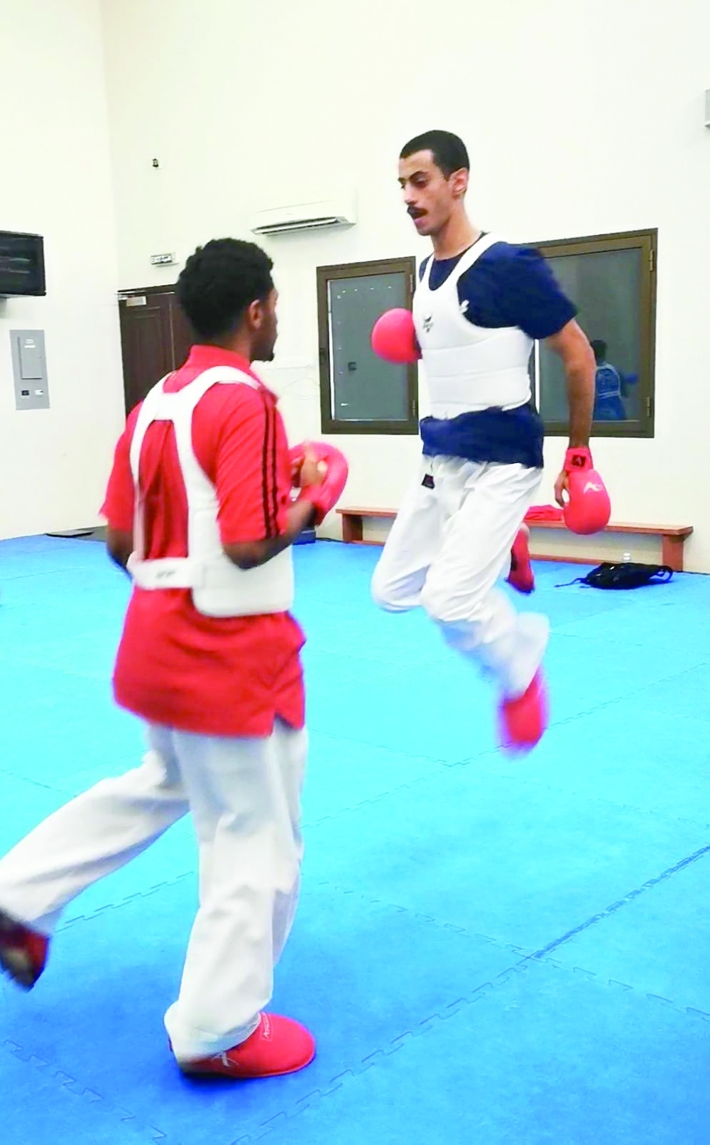 Oman will compete in the kumite events through Al Yaqzan al Abdali, Mohammed al Shabibi, Mukhtar al Omari and Sharifa al Shabibi.