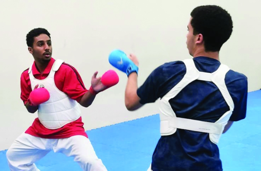 Oman will compete in the kumite events through Al Yaqzan al Abdali, Mohammed al Shabibi, Mukhtar al Omari and Sharifa al Shabibi.