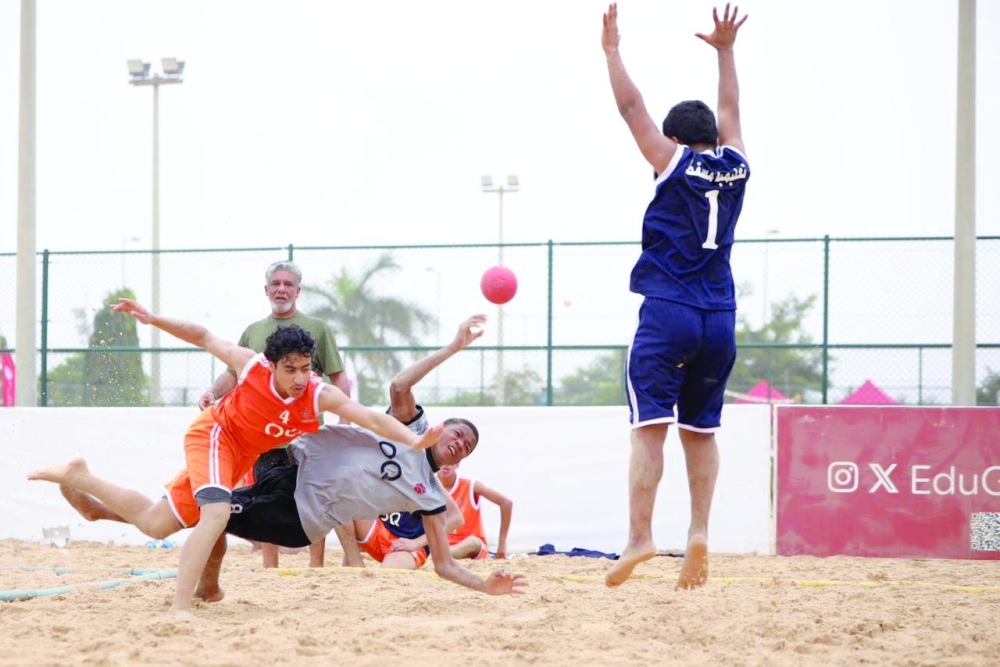 In beach handball, the final will feature Al Dakhiliyah Education against Muscat Education. — Yousuf al Siyabi