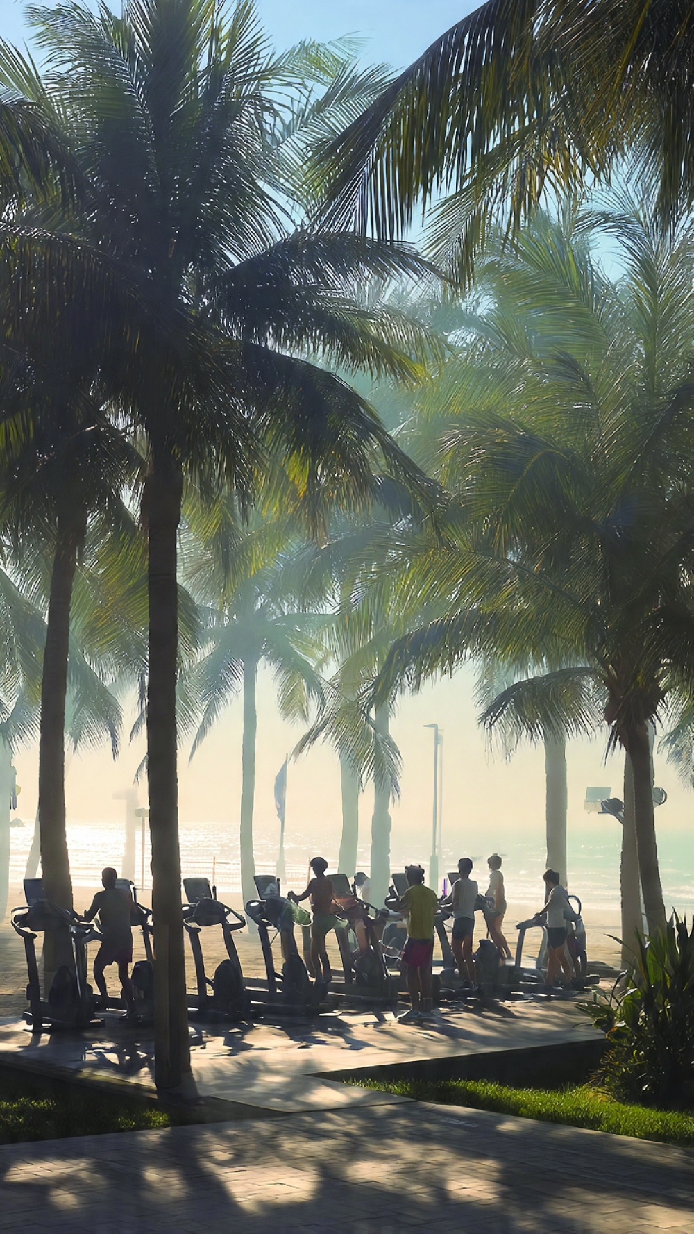These outdoor gyms are designed for everyday use, with cardio and core equipment that can be used by beginners and regulars alike.