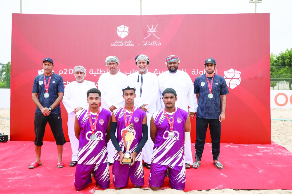 The Al Dakhiliyah Education Directorate finished as runners-up in the Games, taking the silver in beach volleyball and beach handball. — Yousuf al Siyabi