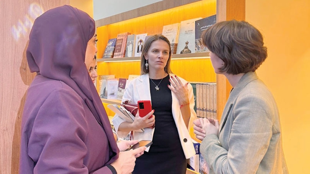 Oman's pavilion attracted researchers and students specialising in Arabic language and Oriental studies.