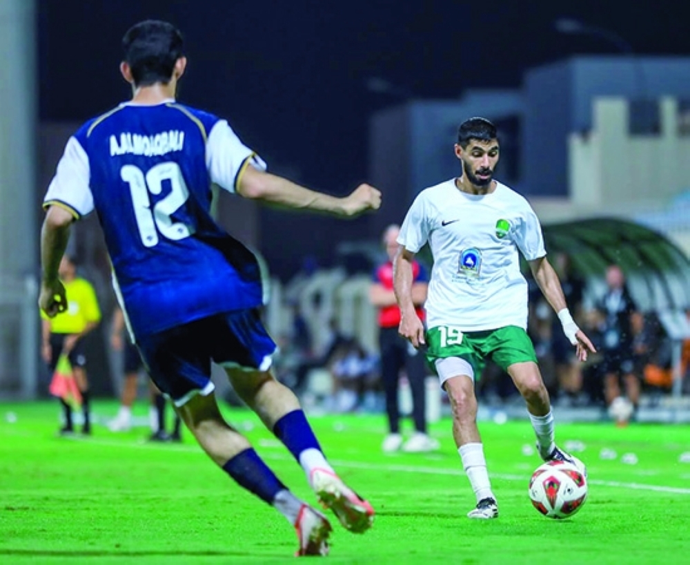 Action from Al Nahda’s thrilling 3-2 win over Al Shabab in the Jindal League second-round summit at Seeb Stadium.