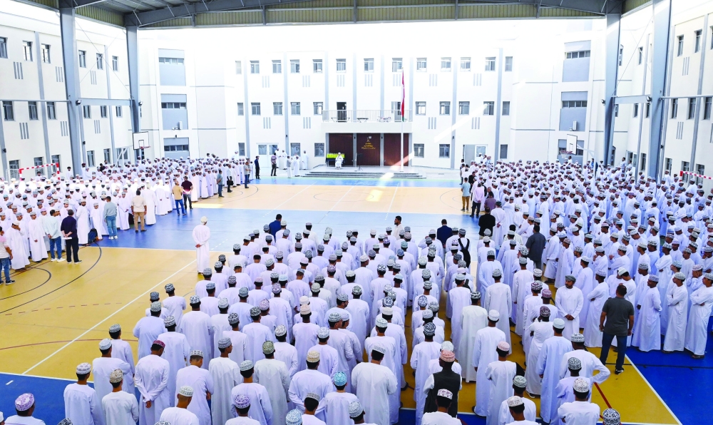 Around 876,117 students began the new academic year across Oman’s 1,298 schools on Sunday.