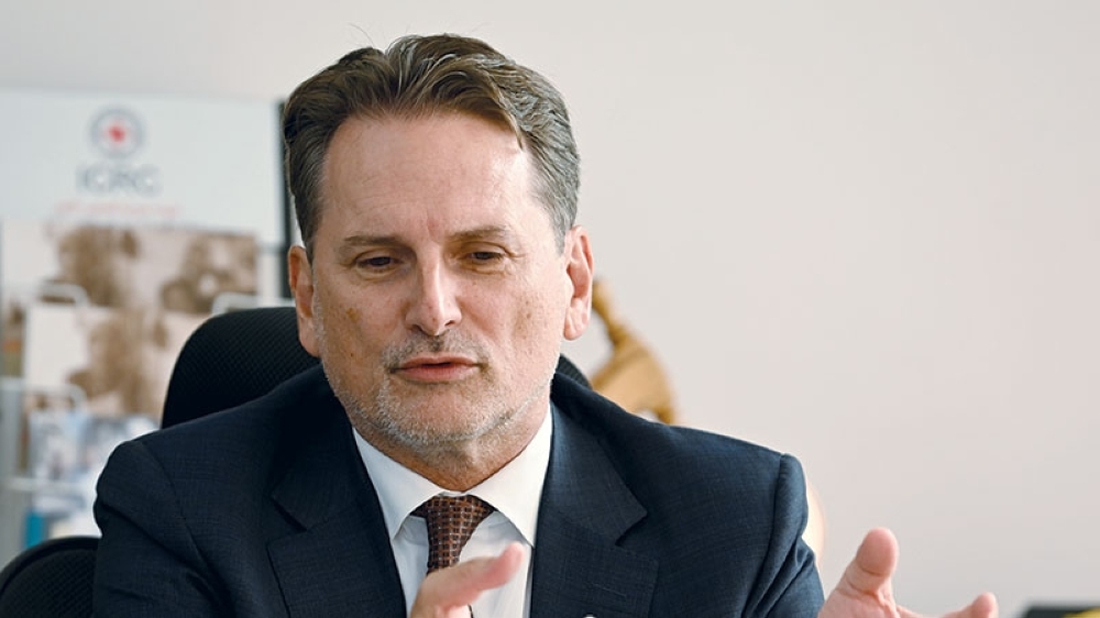 Pierre Krähenbühl, Director-General, ICRC, during his interview in Muscat.