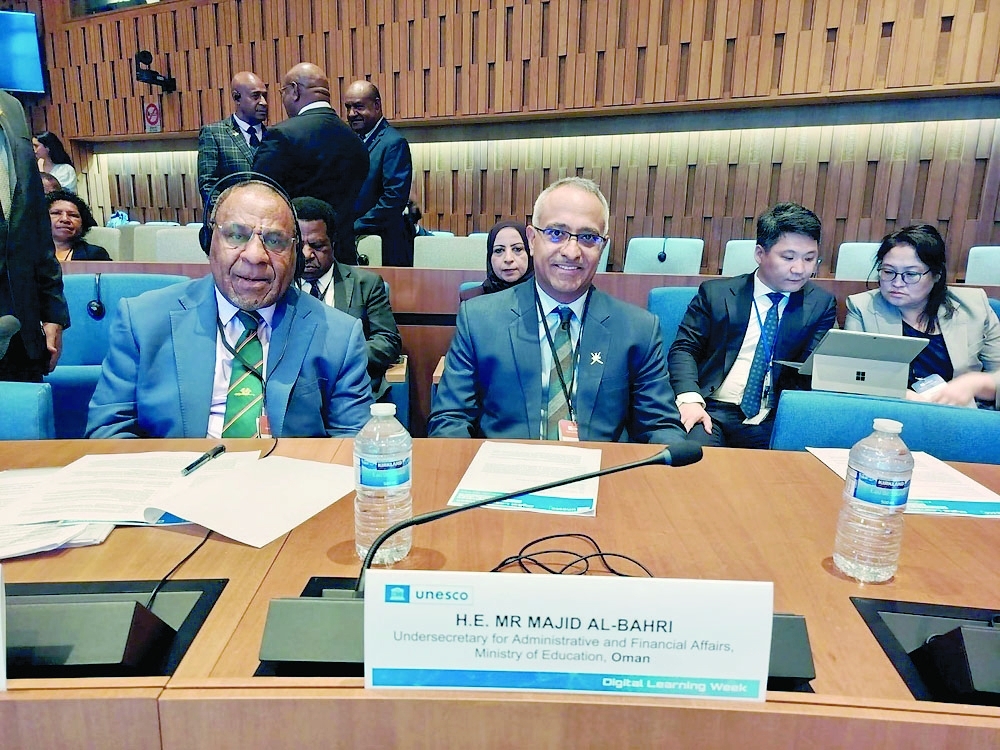 Oman delegation at the meeting was represented by Majid bin Said al Bahri 