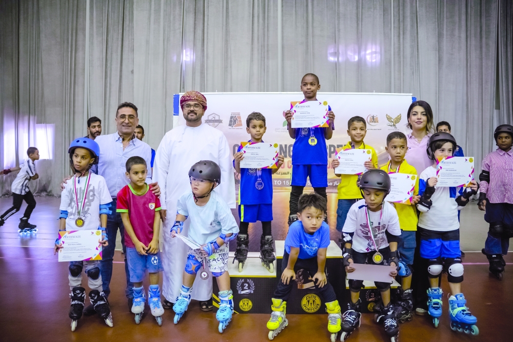 65 boys and girls took part in the Speed Skating Championship.