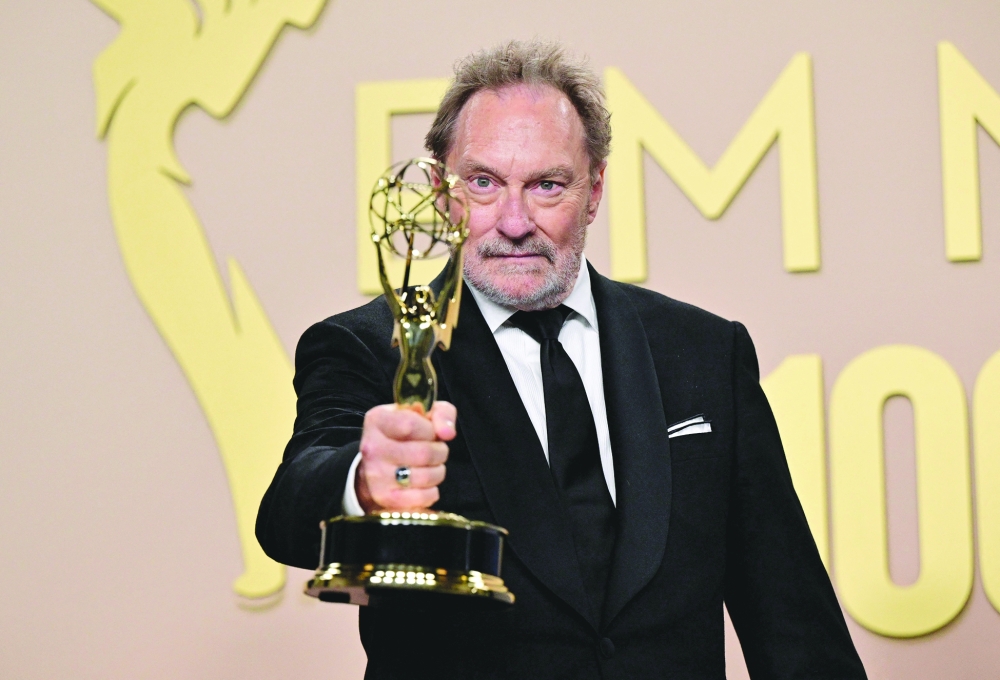 US actor Stephen Root winner of Outstanding Supporting Actor in a Comedy Series for "Widow's Bay". — AFP