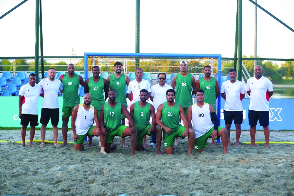 Oman beach handball team. — Ammar al Musafir
