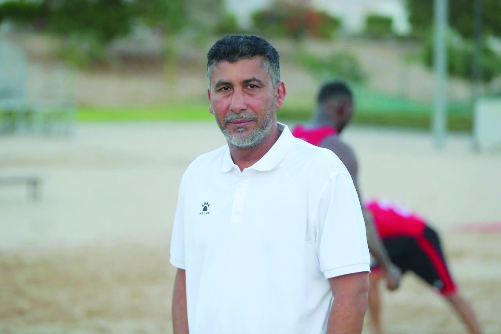 Hamood al Hasani, head coach of Oman’s national beach handball team. — Ammar al Musafir