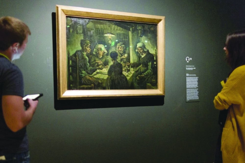 The Potato Eaters by Van Gogh is one of the famous works on display at the Kroller-Muller Museum. — AFP