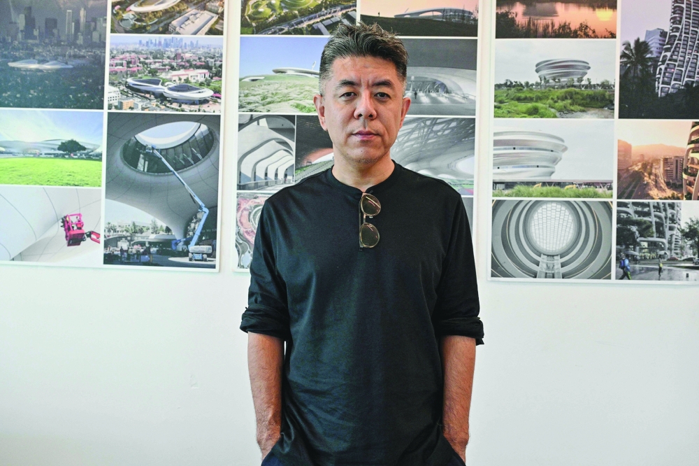 Chinese architect and founder of MAD Architects Ma Yansong poses for a photograph in Beijing. — AFP