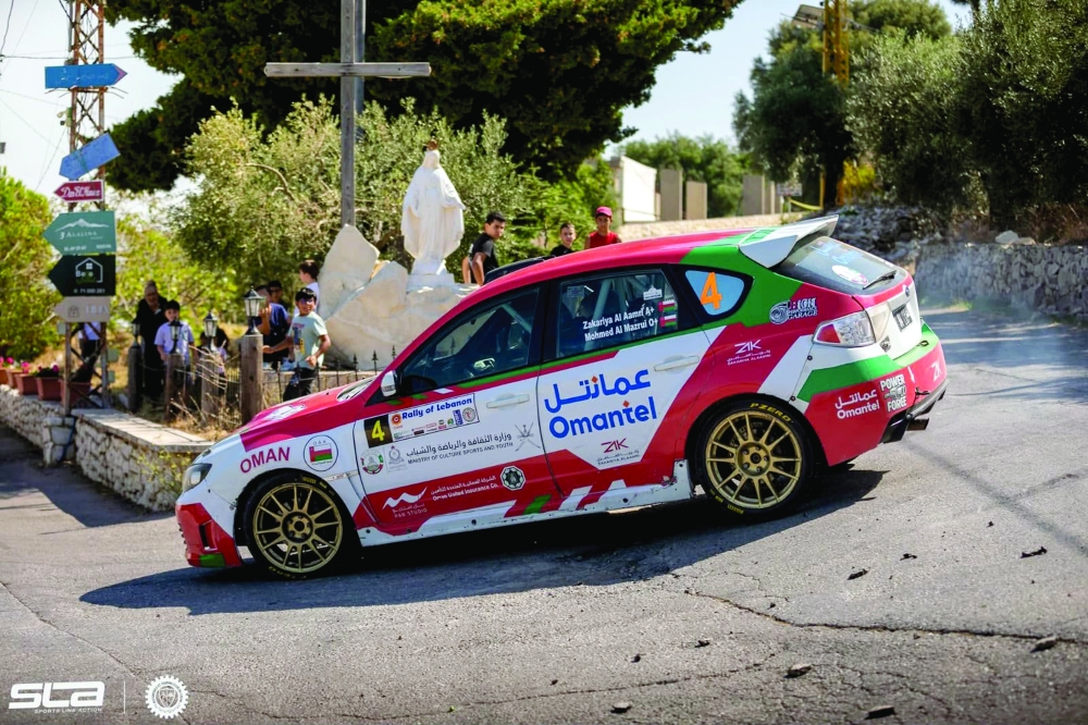 Omani rally driver Zakariya al Amri and co-driver Mohammed al Mazroui, driving a Subaru Impreza (N14) earned more points to solidify his lead in the section.