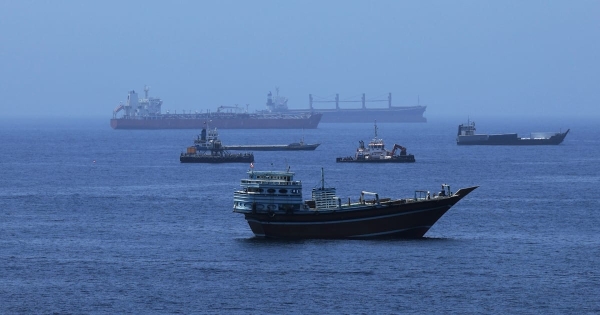 Photo: omanobserver.om Hormuz Strait Shipping Dives to Three On Wednesday