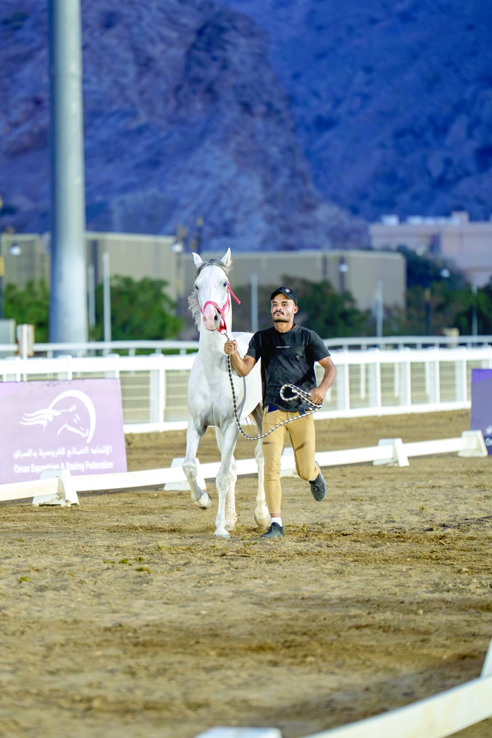 Oman is represented by a five-rider team supported by an administrative and technical staff.